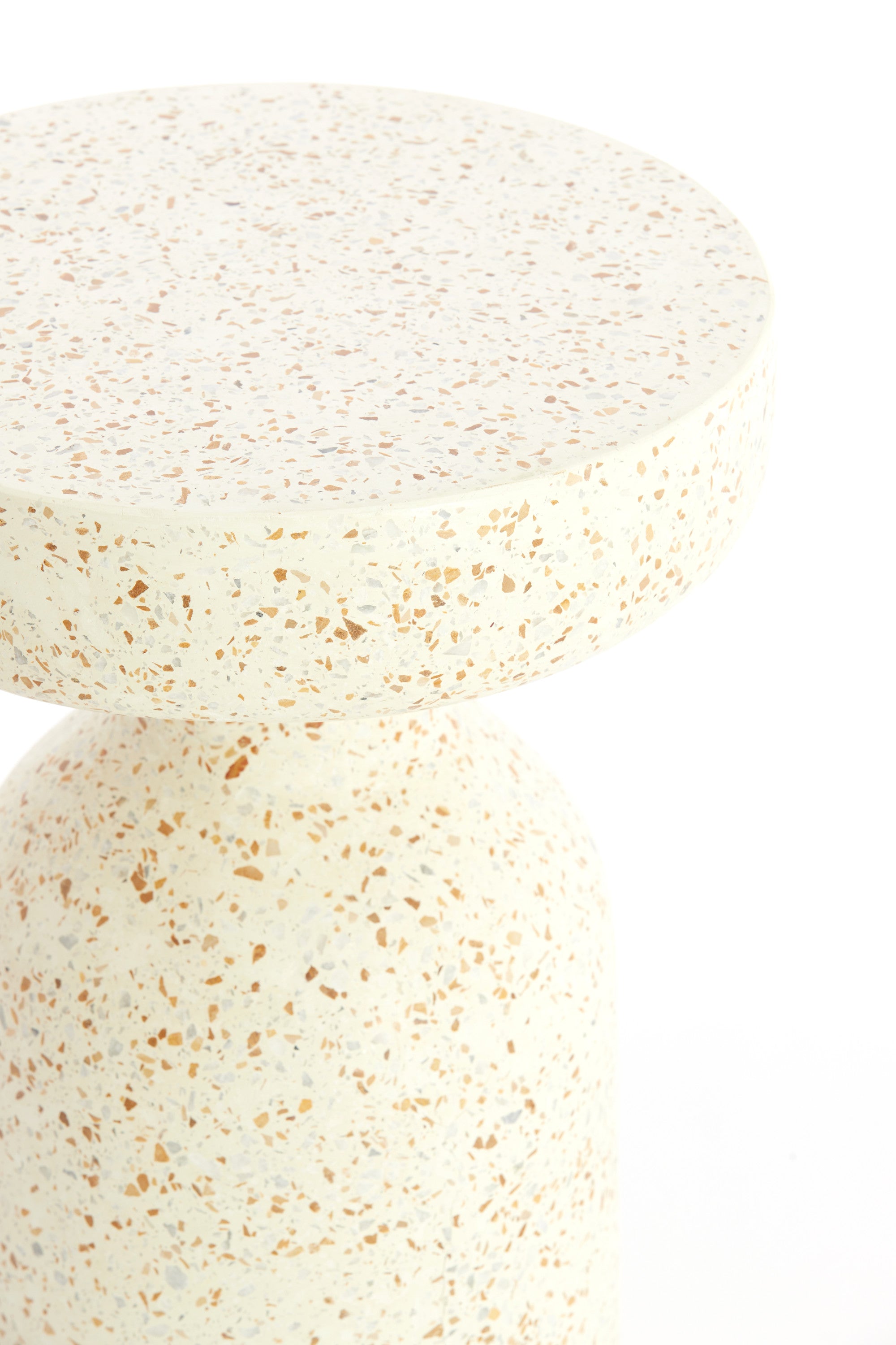 MORAVIT terrazzo lerakóaasztal Ø32x54