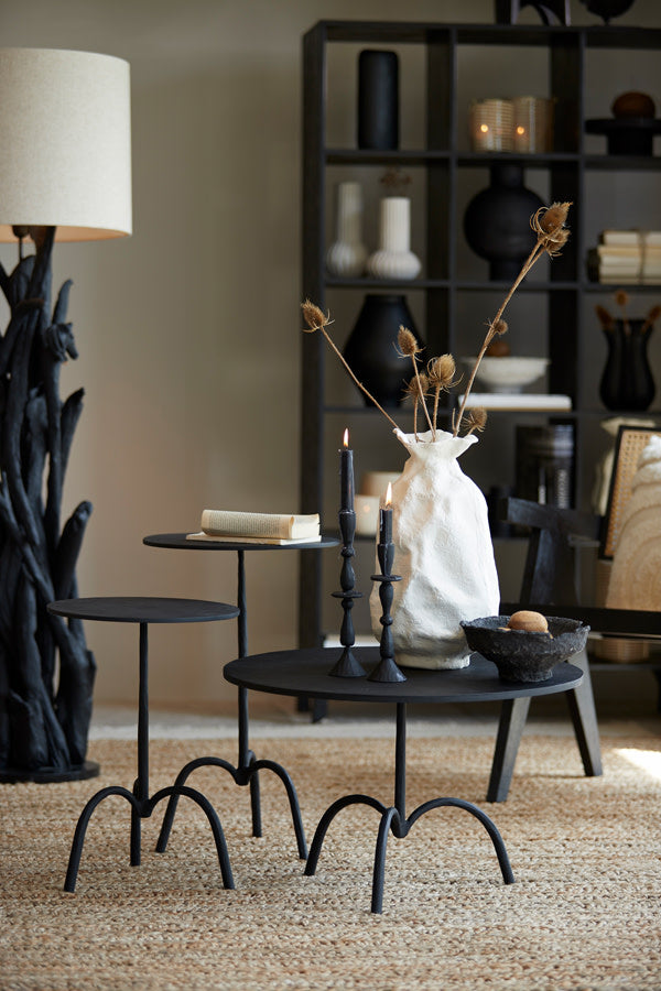 SAMOA matt fekete dohányzóasztal