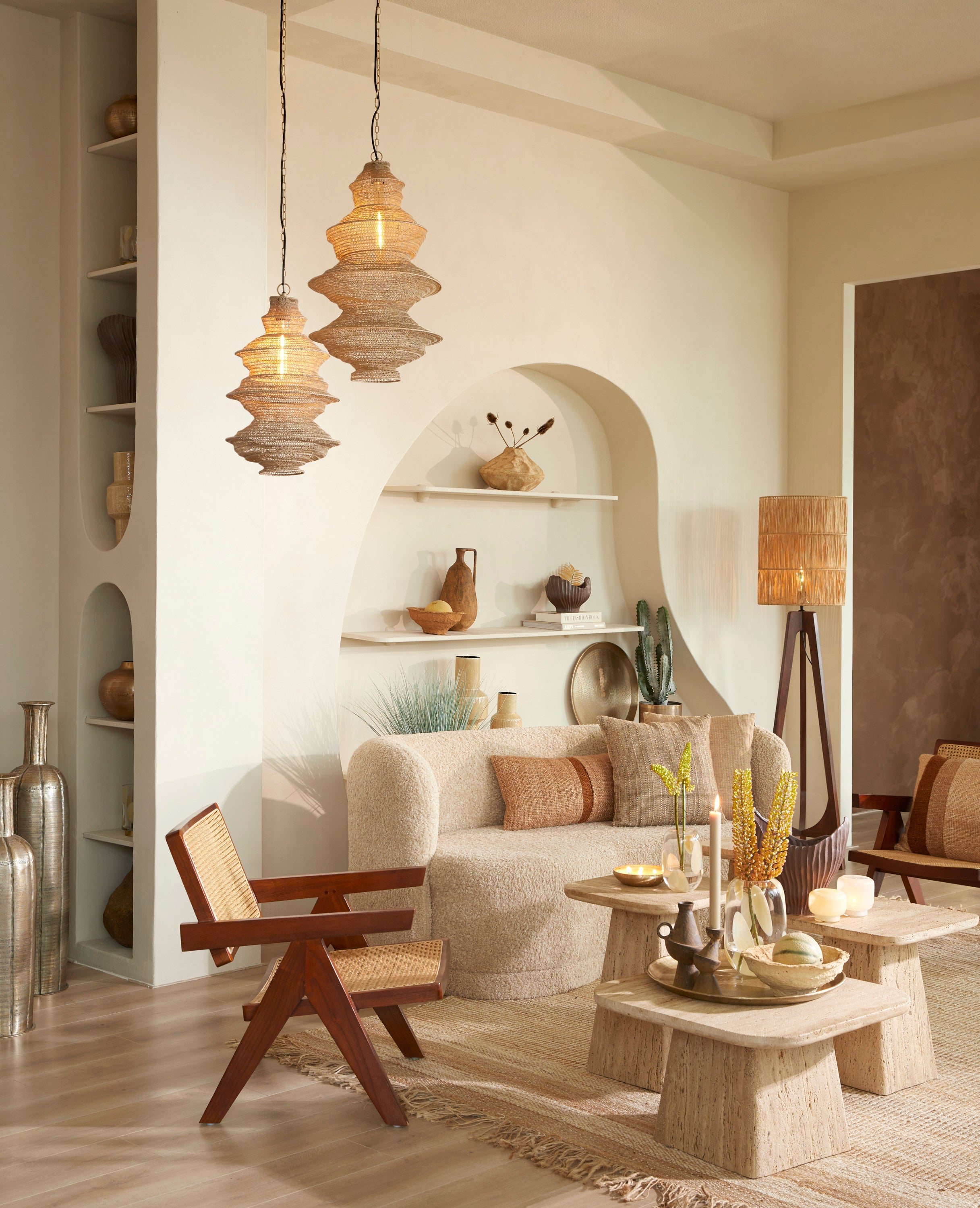 KEPAMI travertin dohányzóasztal