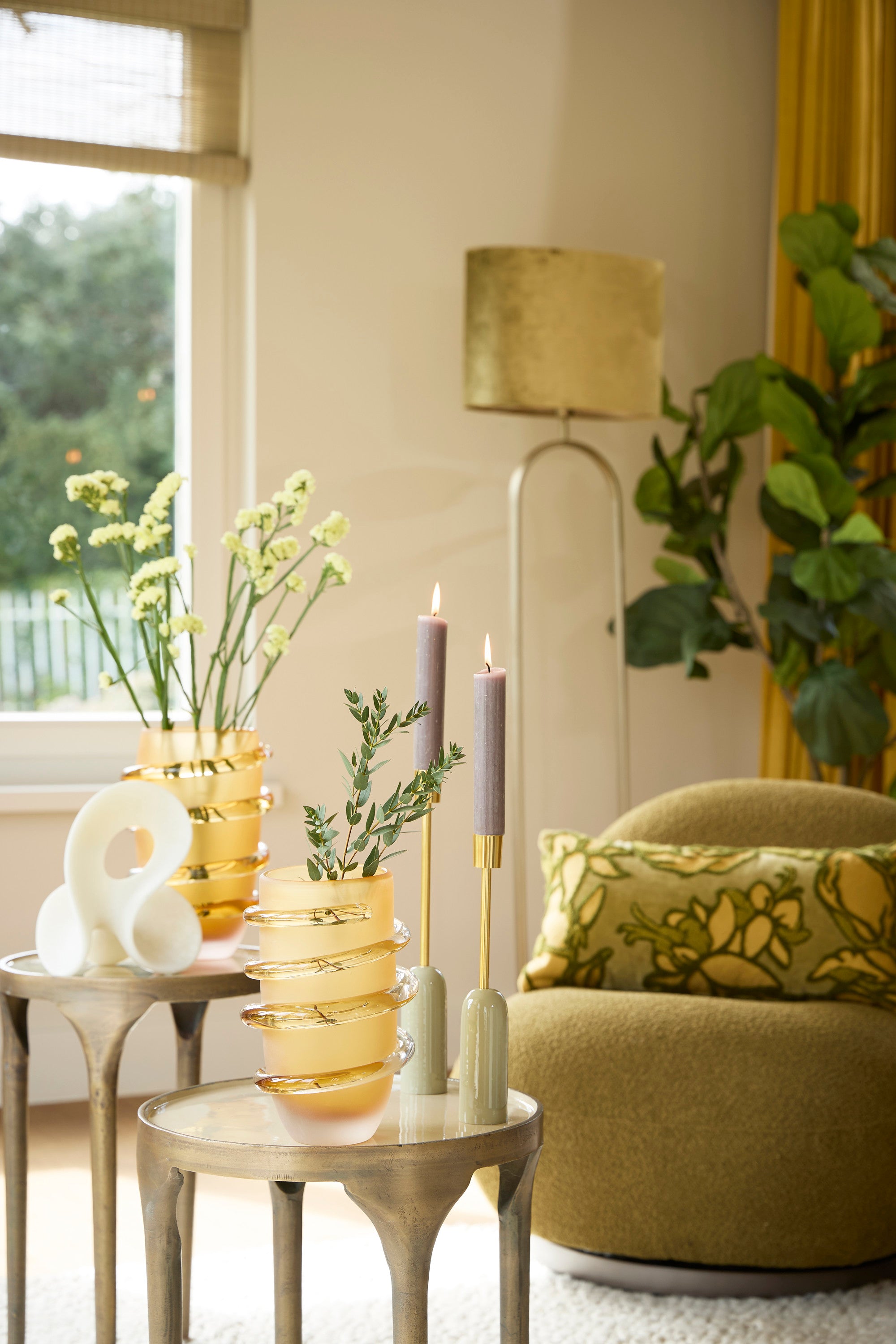 LAPAZ bronz lerakóasztal szett