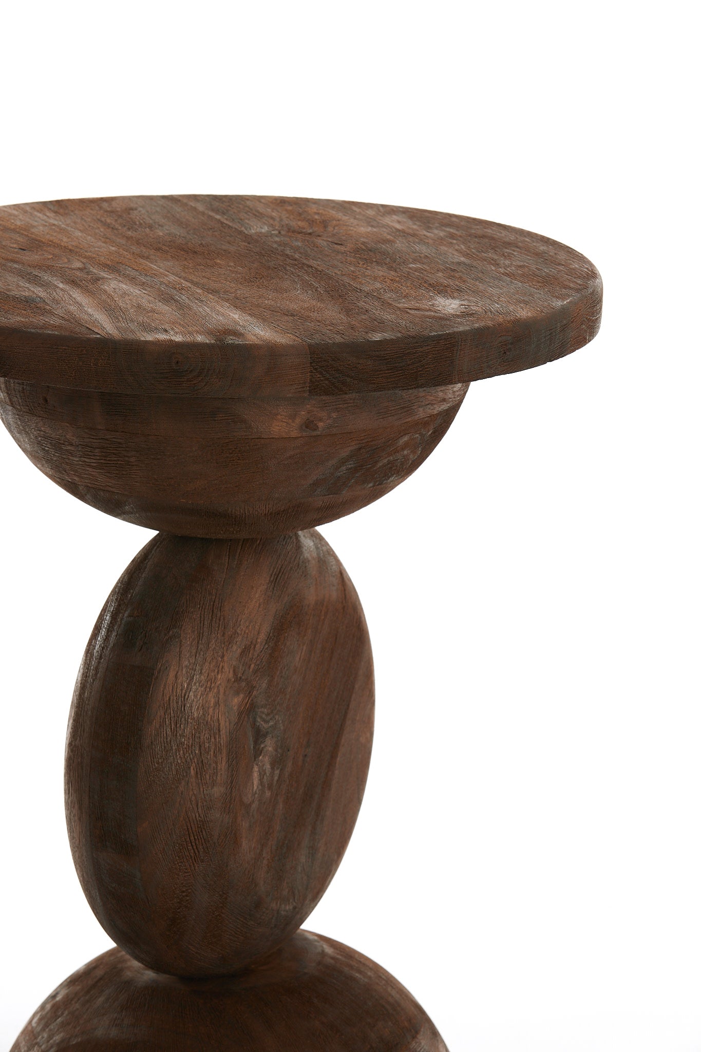 MIRTO matt fa lerakóasztal Ø40x50