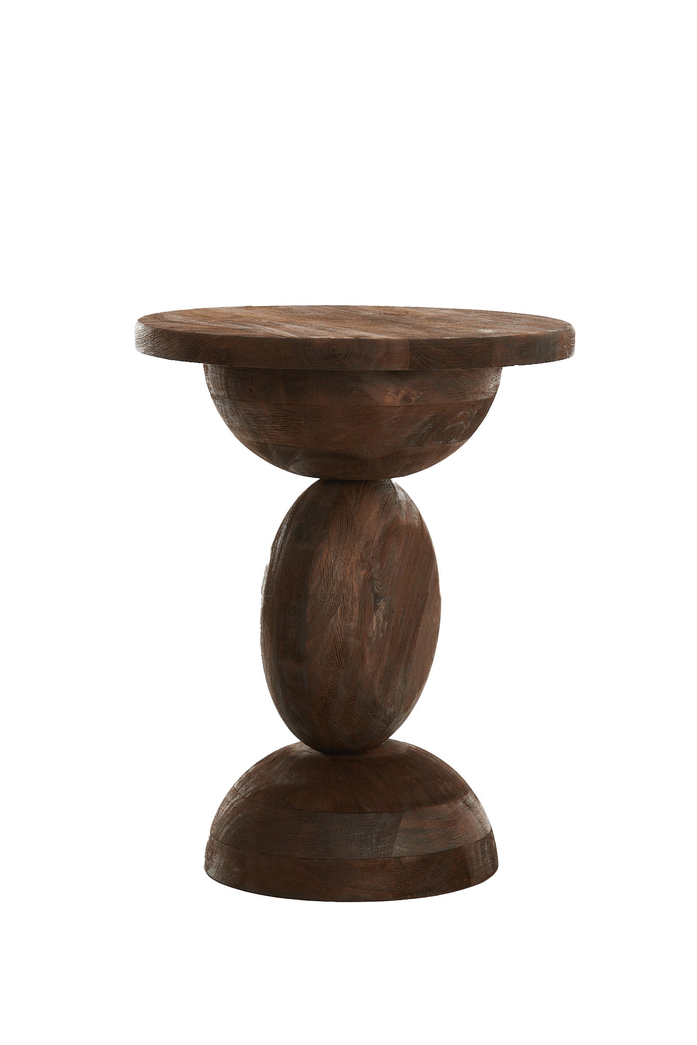 MIRTO matt fa lerakóasztal Ø40x50