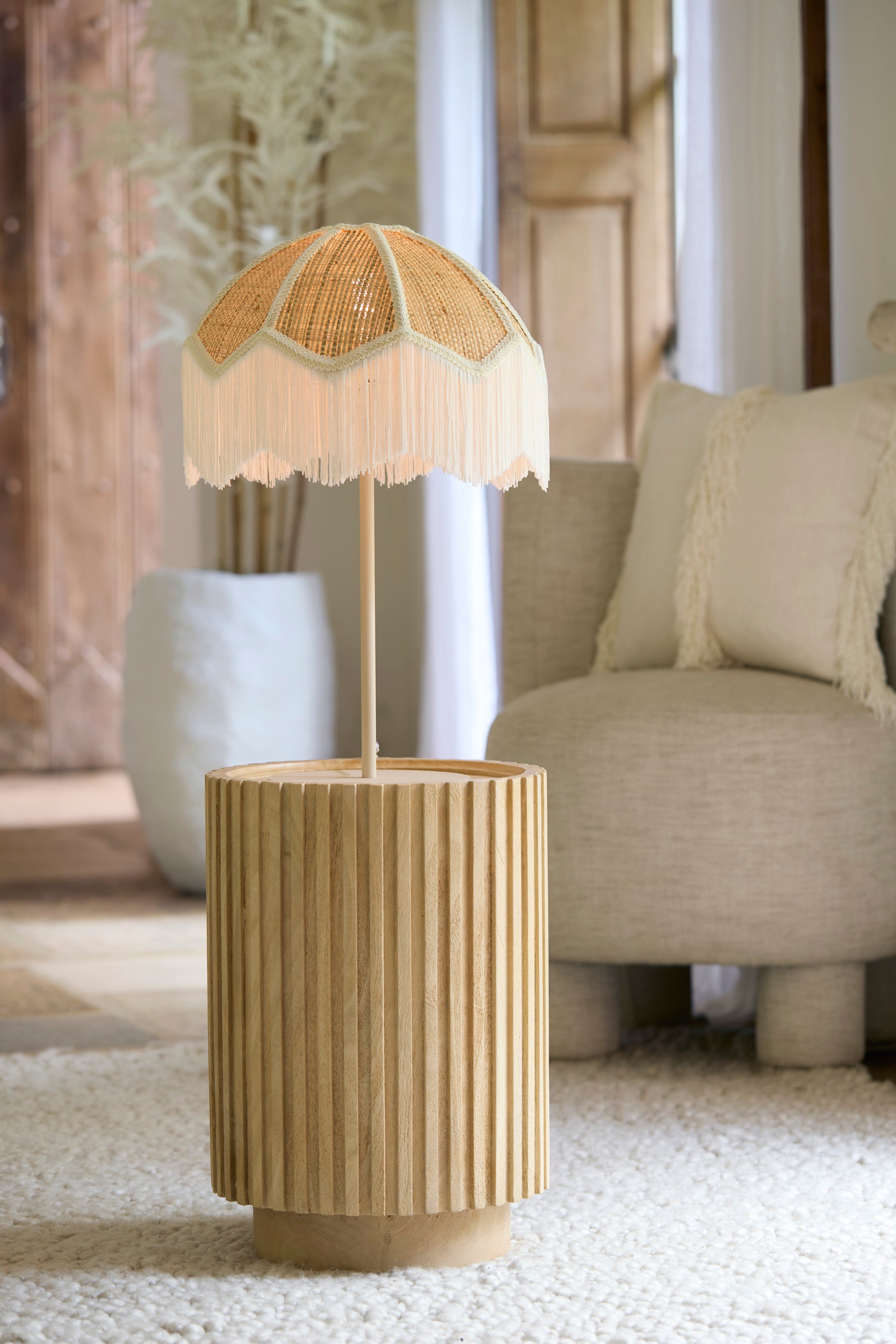 KIYOSE fa Lerakóasztal Ø33x47