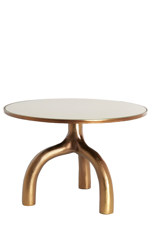 MELLO bronz dohányzóasztal Ø65x44