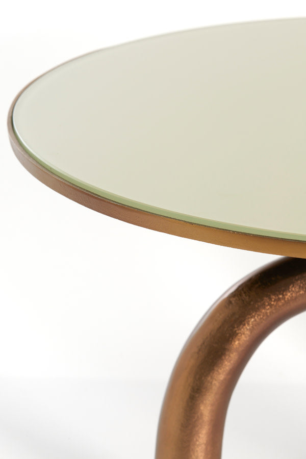 MELLO bronz dohányzóasztal Ø76x40