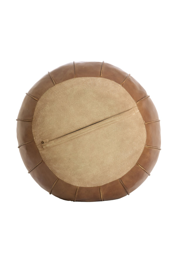 CALIMA bőr Puff Ø58x32