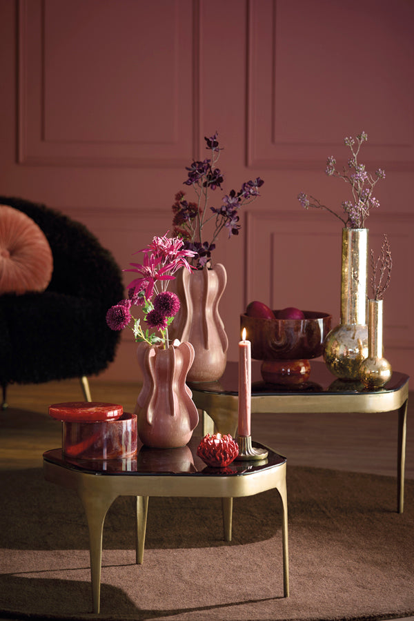 AVI bronz dohányzóasztal szett