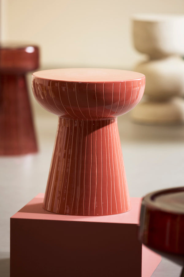 NUNOA koral lerakóasztal Ø35x41