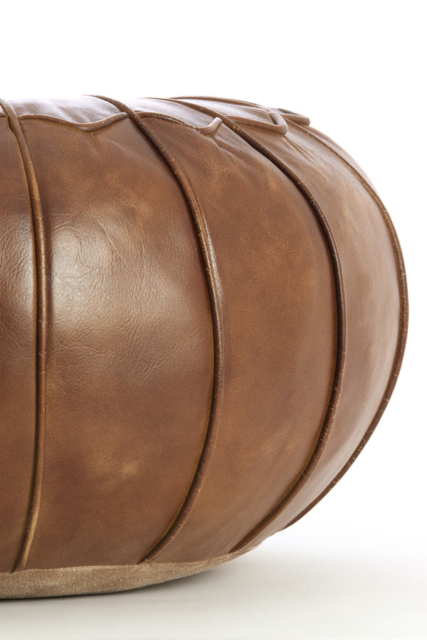 CALIMA bőr Puff Ø58x32