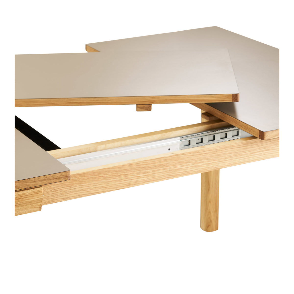 Bowen tölgy bővíthető étkezőasztal 100x220-270-320