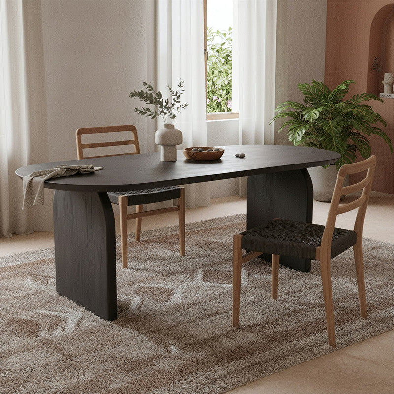Bullnose ovális étkezőasztal 180/200/240