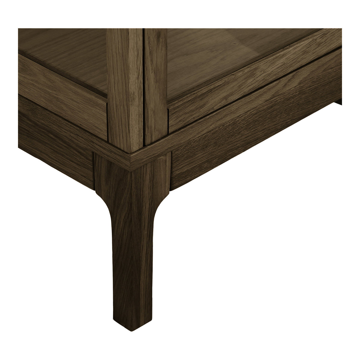 Zamora 1 ajtós tölgy vitrinszekrény