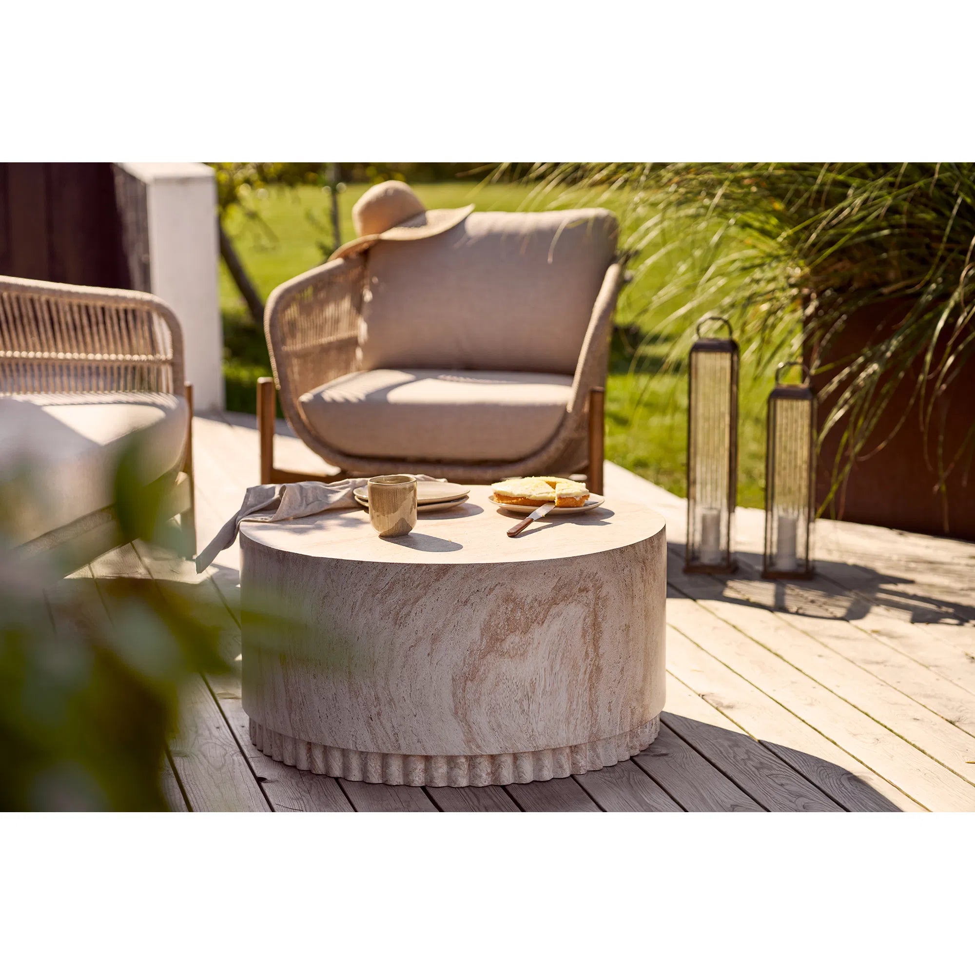 Bonn dohányzóasztal ø75x37