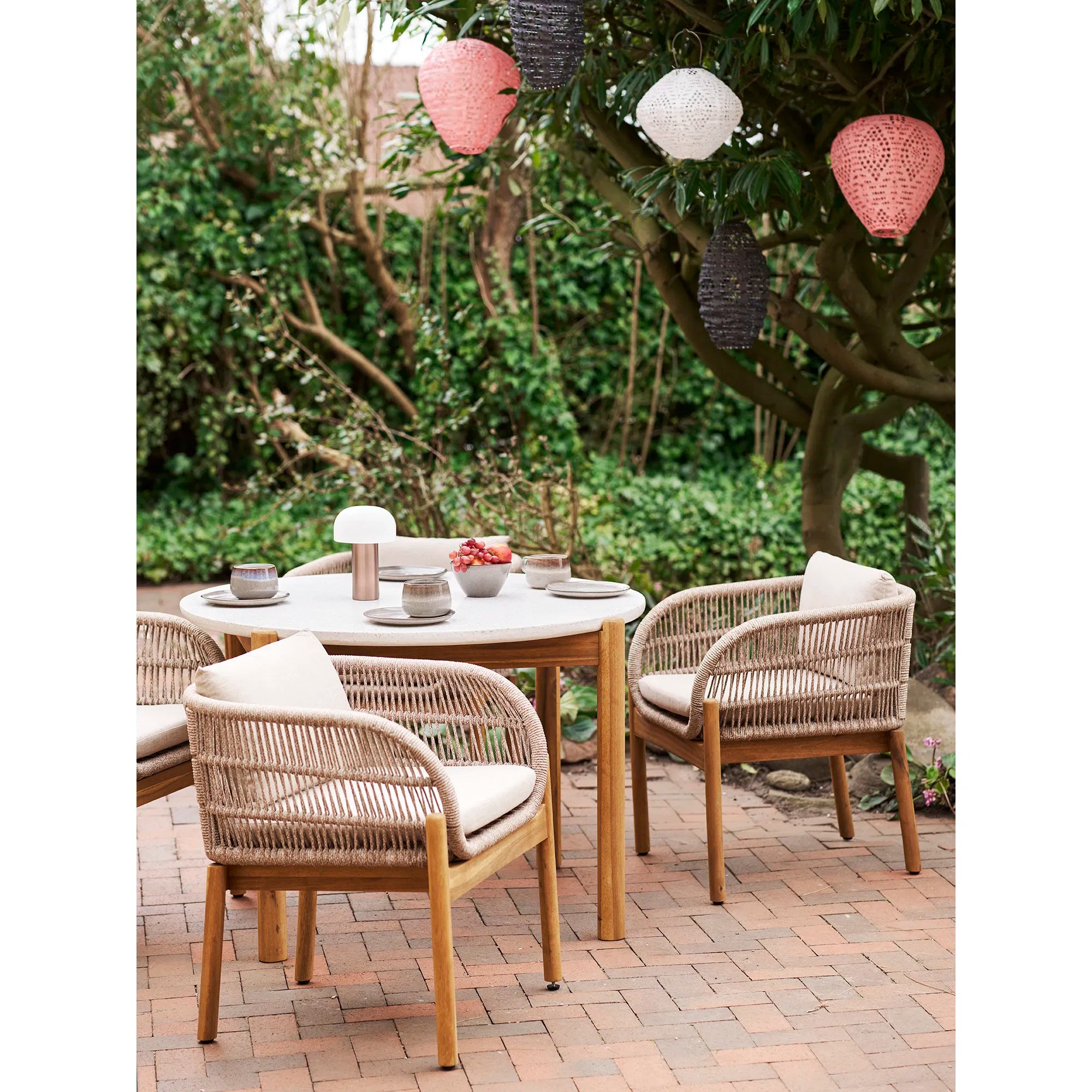 Terracina kültéri étkezőszett