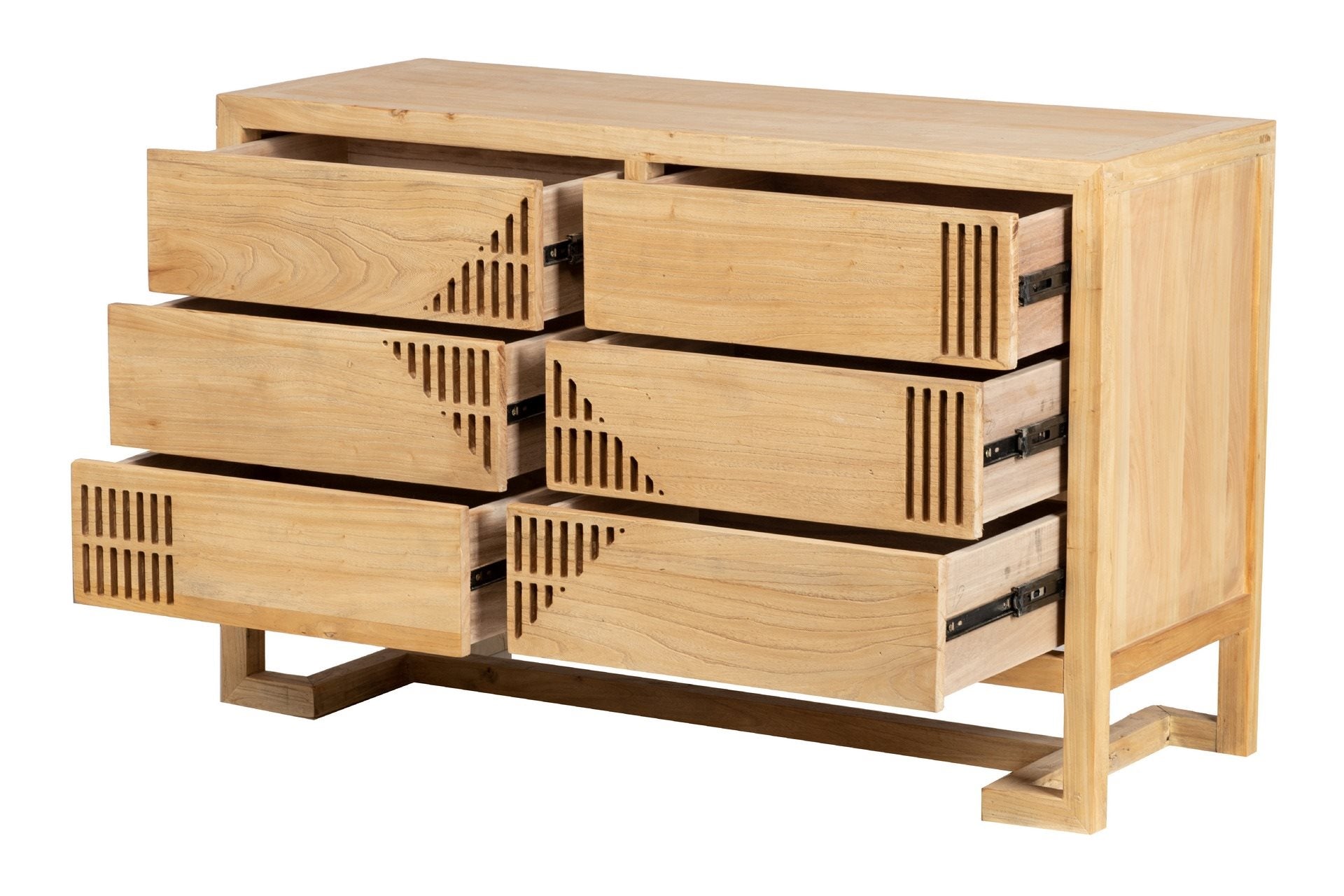 LOPBURI szilfa komód 120X45X76