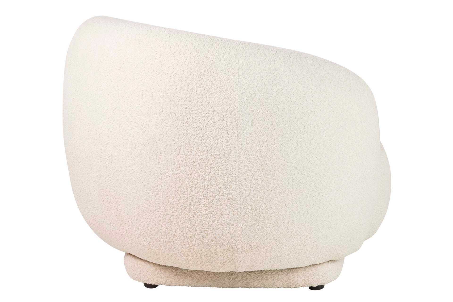 Luna bouclé forgófotel