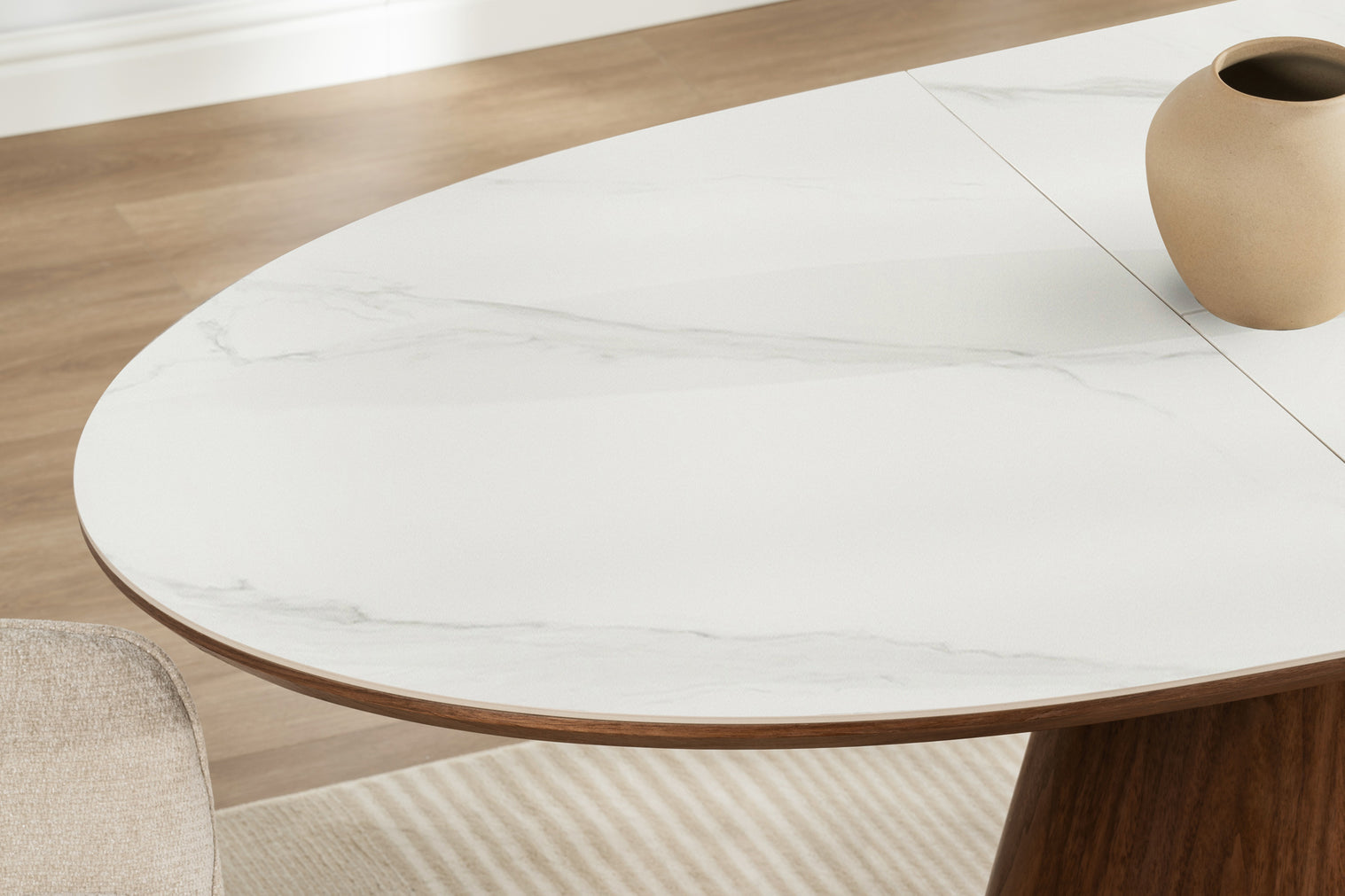 UNI WALNUT bővíthető étkezőasztal 160-200cm