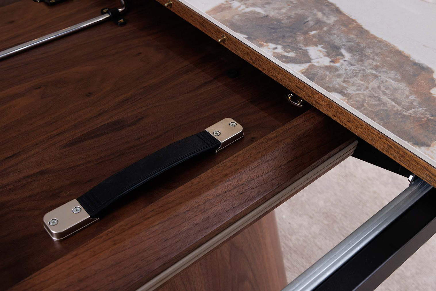 UNI WALNUT bővíthető étkezőasztal 160-200cm