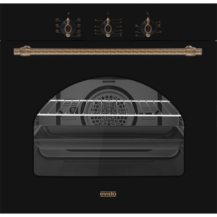 EVIDO RUSTIC-O 60 légkeveréses sütő, grill ,analóg