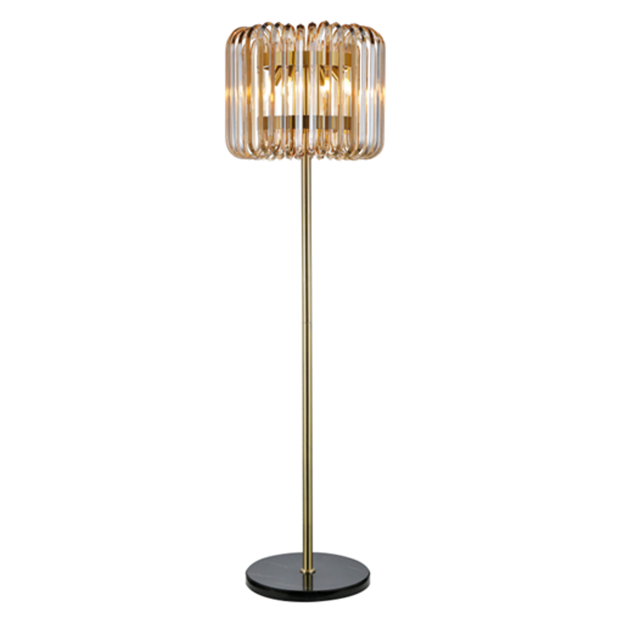 Channa állólámpa – bronz