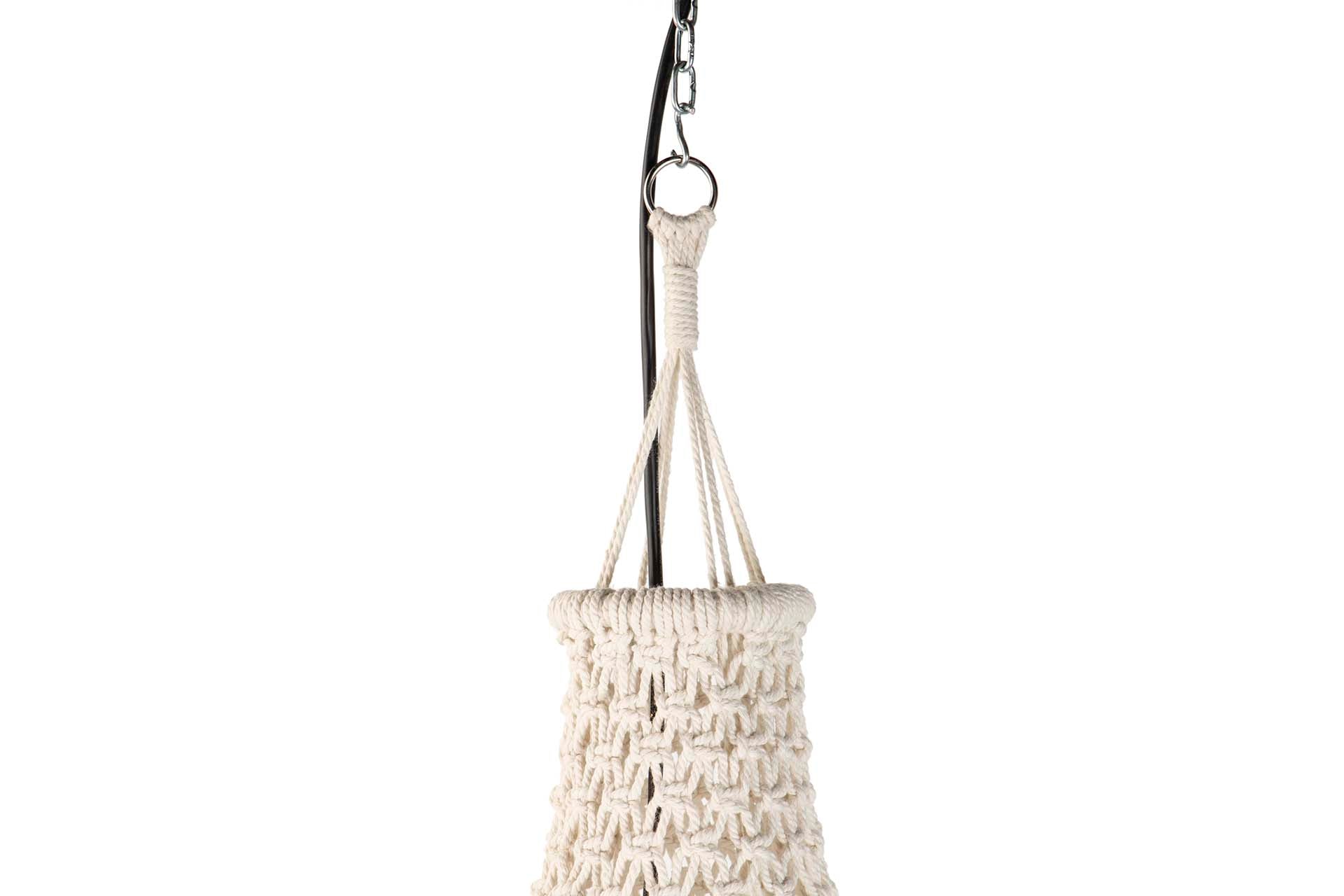 Macram mennyezeti lámpa