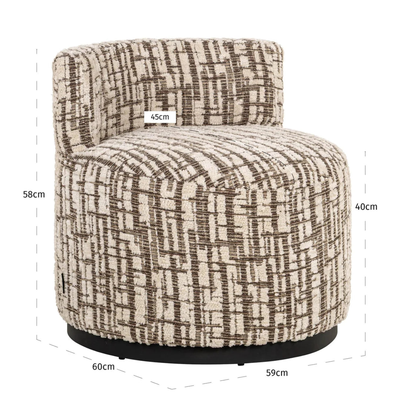 Franny labyrinth fotel