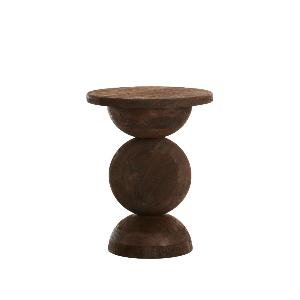 MIRTO matt fa lerakóasztal Ø40x50