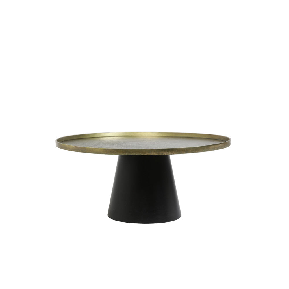 POPETA bronz dohányzóasztal  Ø75x35