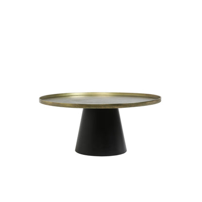 POPETA bronz dohányzóasztal  Ø75x35