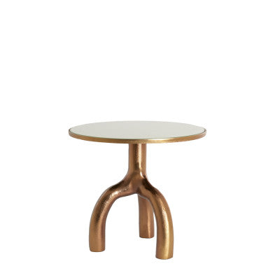 MELLO bronz lerakóasztal Ø50x45