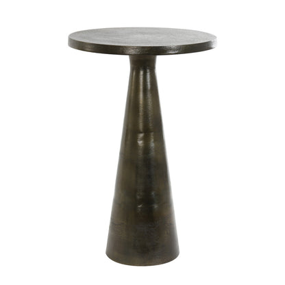PASJA antikolt bronz lerakóasztal Ø39x61
