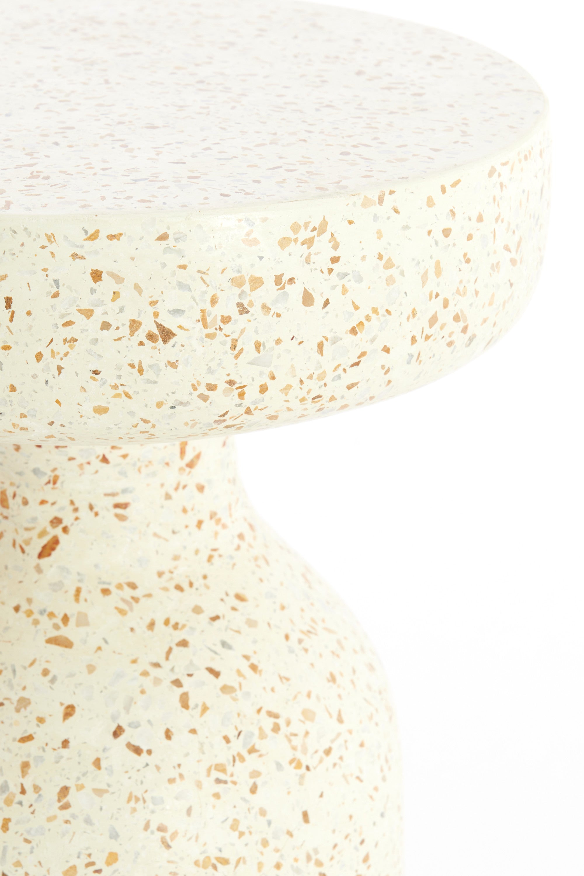 MORAVIT terrazzo lerakóaasztal Ø32x54
