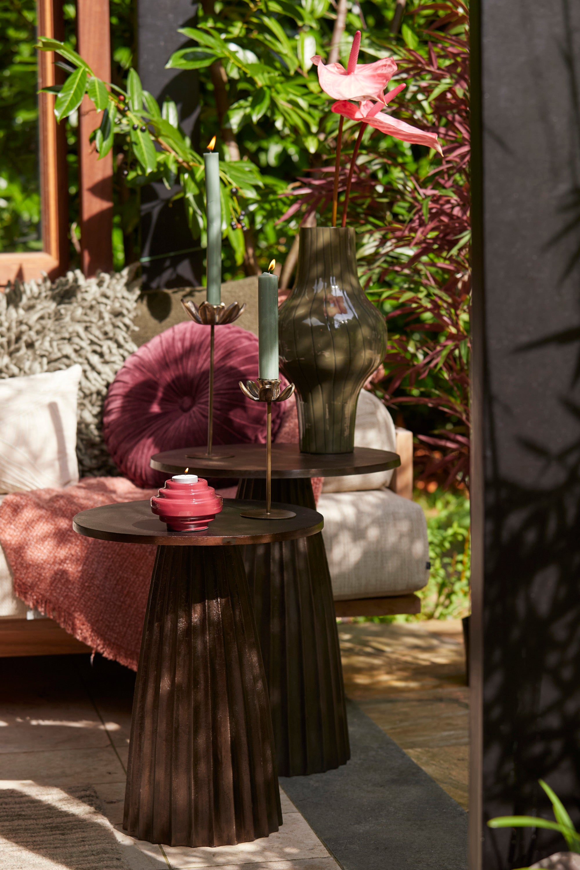 VEGLIA lerakóasztal Ø40x51