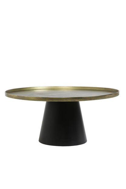POPETA bronz dohányzóasztal  Ø75x35