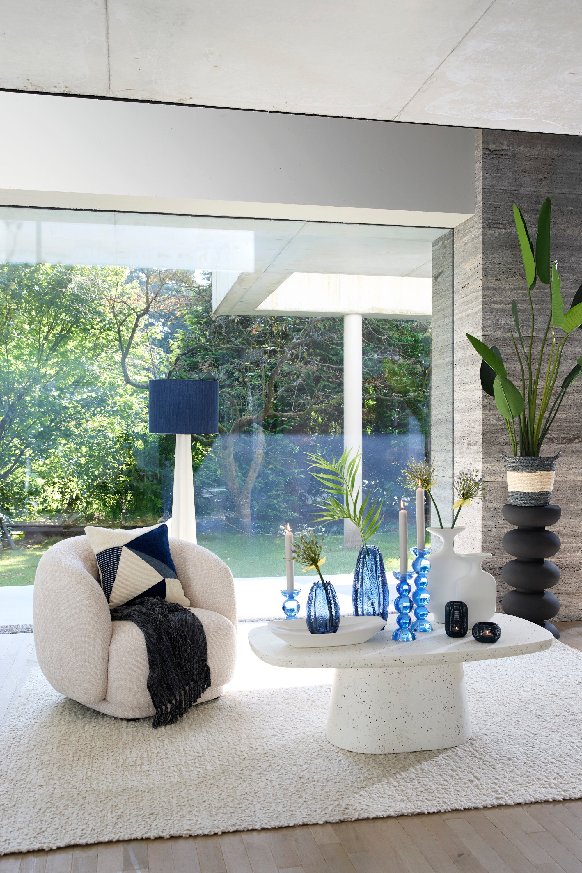 HAMURA terrazzo dohányzóasztal