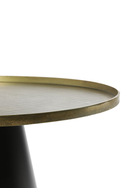 POPETA bronz dohányzóasztal  Ø75x35
