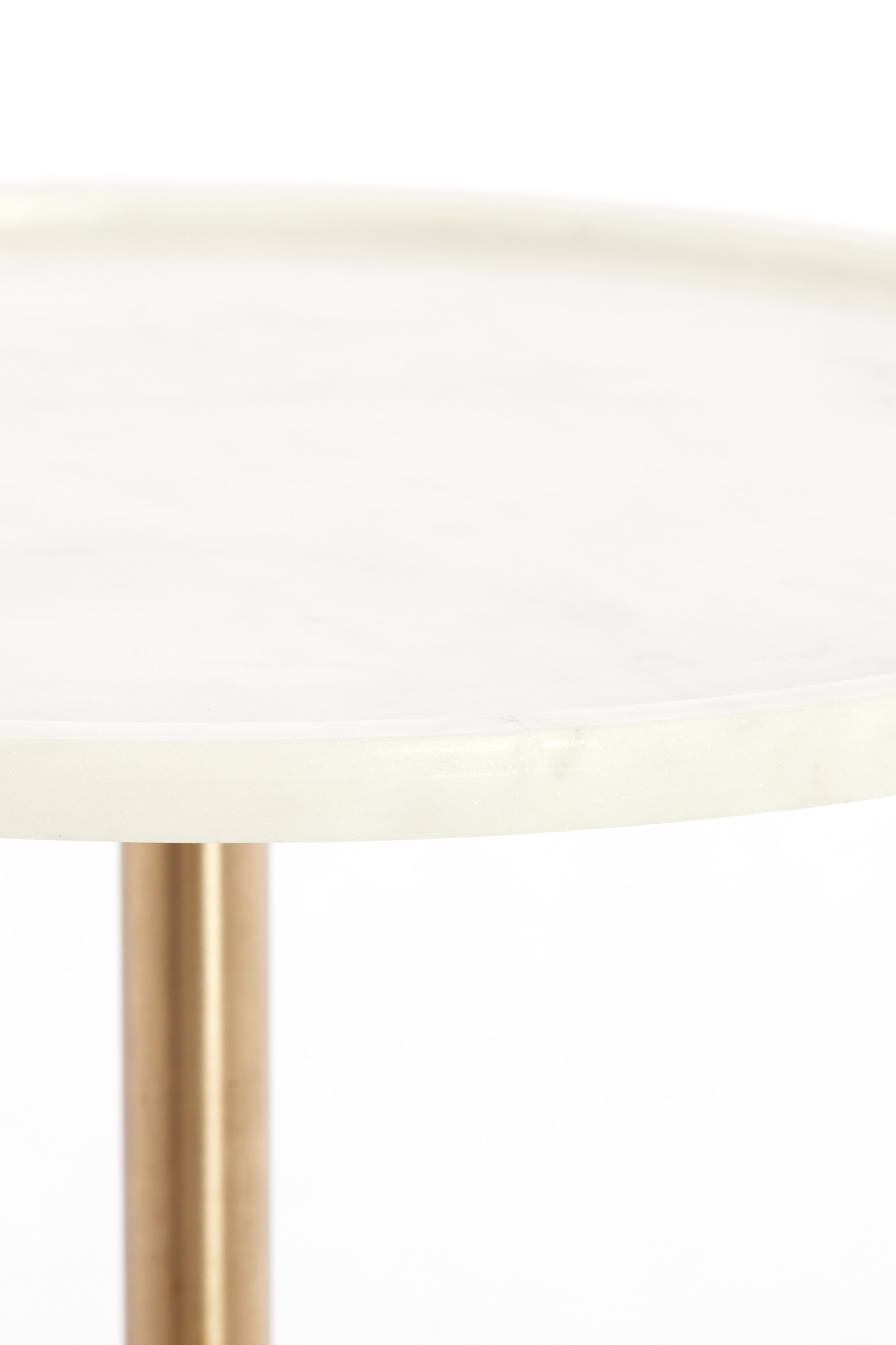 CIVITA márvány/travertin lerakóasztal Ø41x53