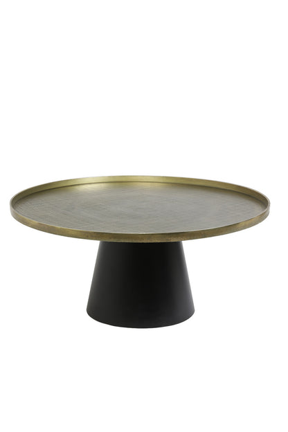 POPETA bronz dohányzóasztal  Ø75x35
