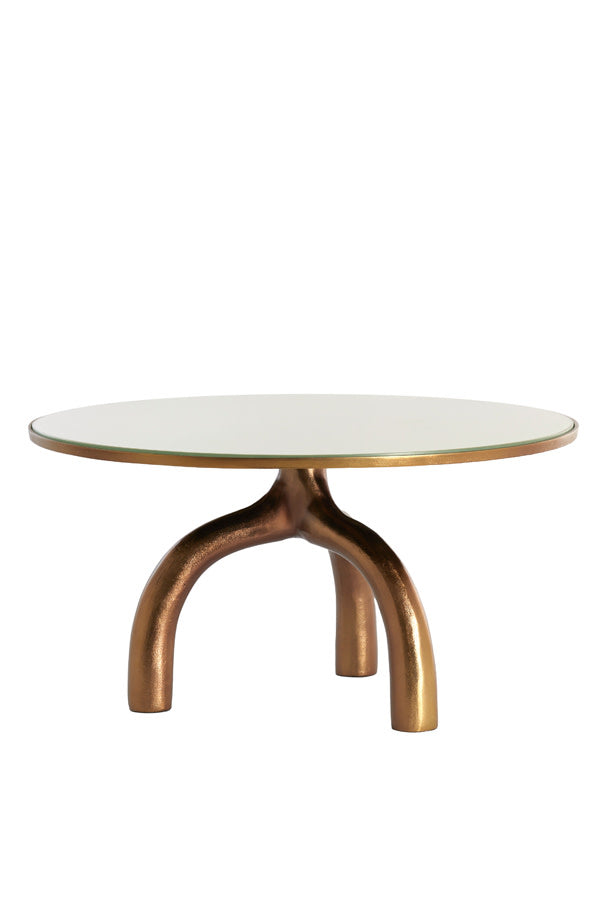 MELLO bronz dohányzóasztal Ø76x40