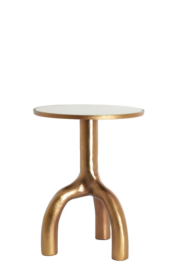 MELLO bronz lerakóasztal Ø40x53