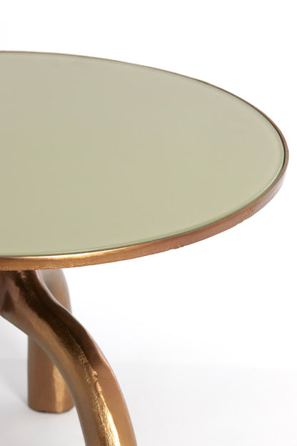 MELLO bronz dohányzóasztal Ø65x44