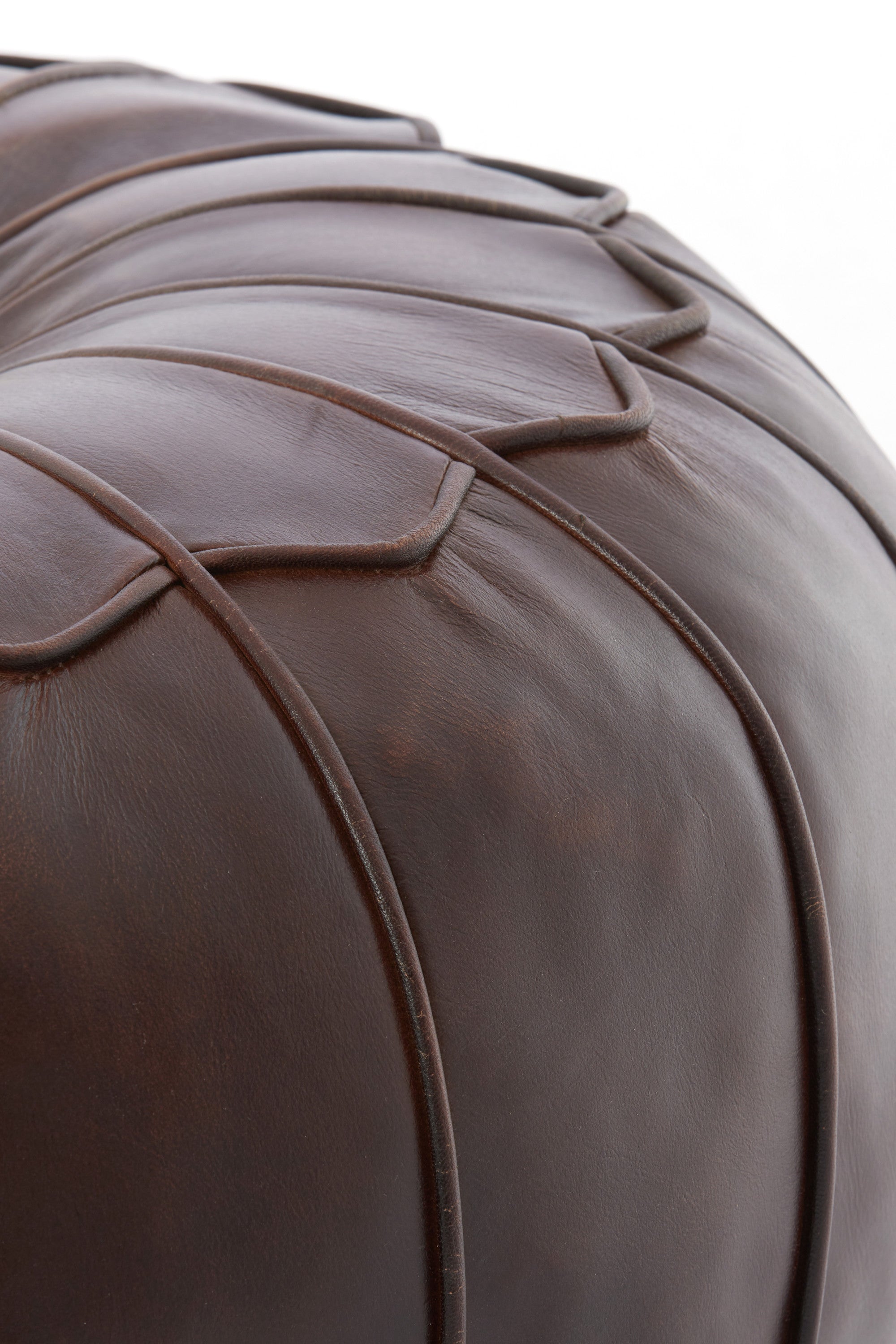 CALIMA bőr Puff Ø58x32