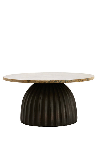 OBIDOS márvány lerakóasztal  Ø69x35