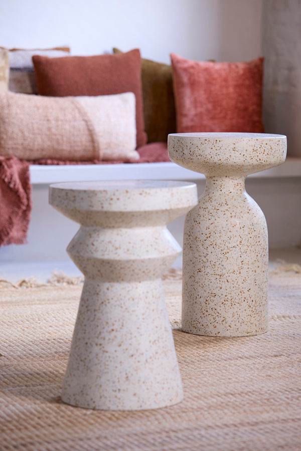 MORAVIT terrazzo lerakóaasztal Ø32x54