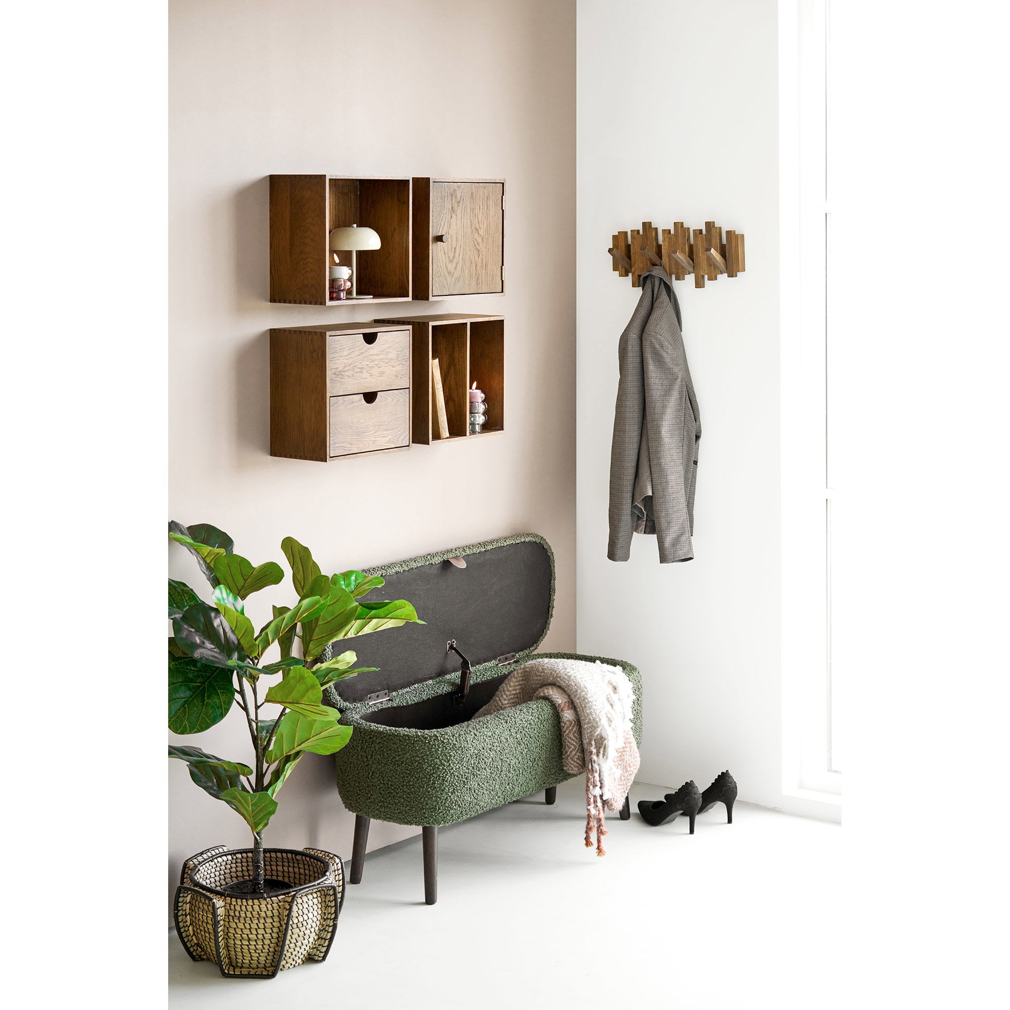 Harlow pad tárolóval