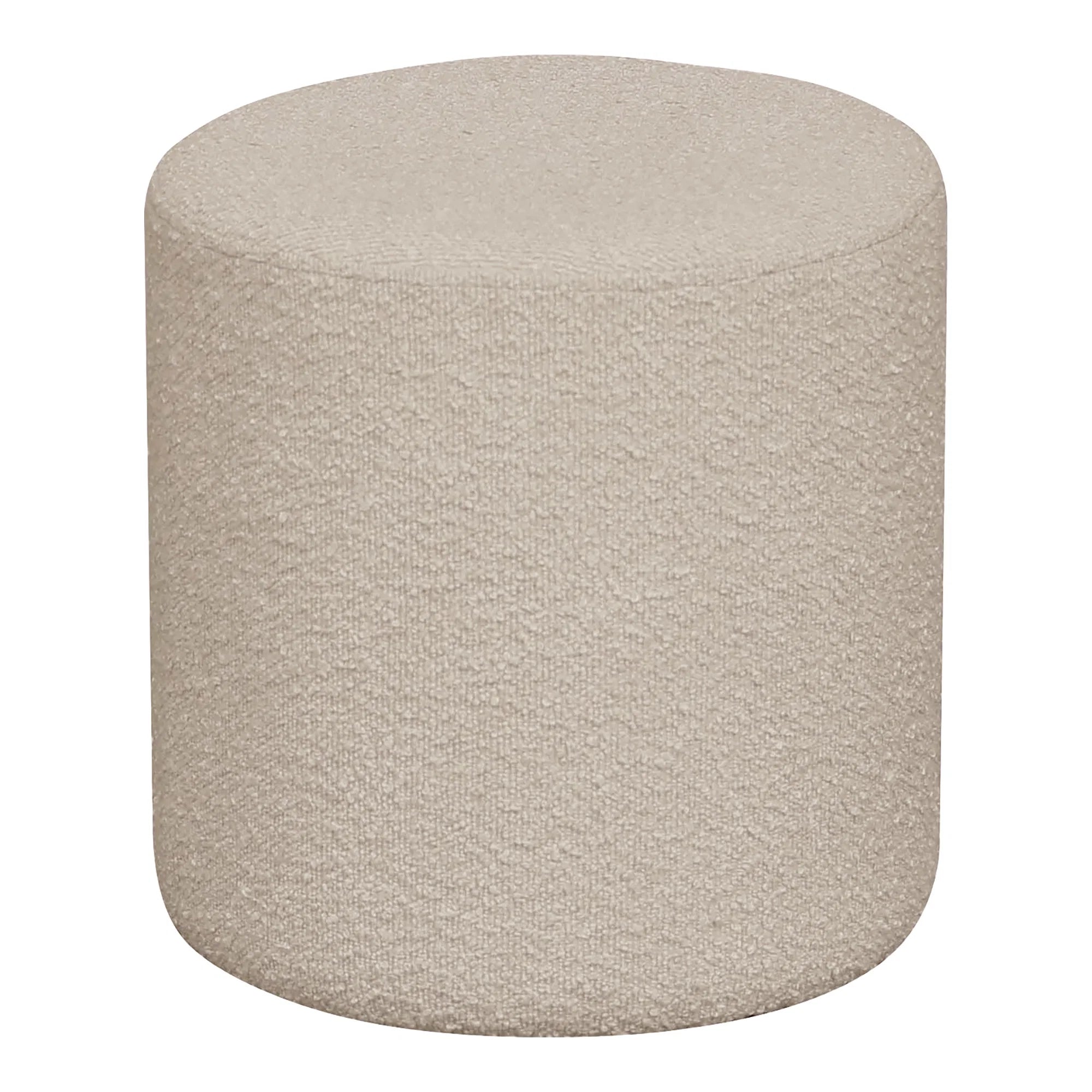 Ejby bouclé puff ø34
