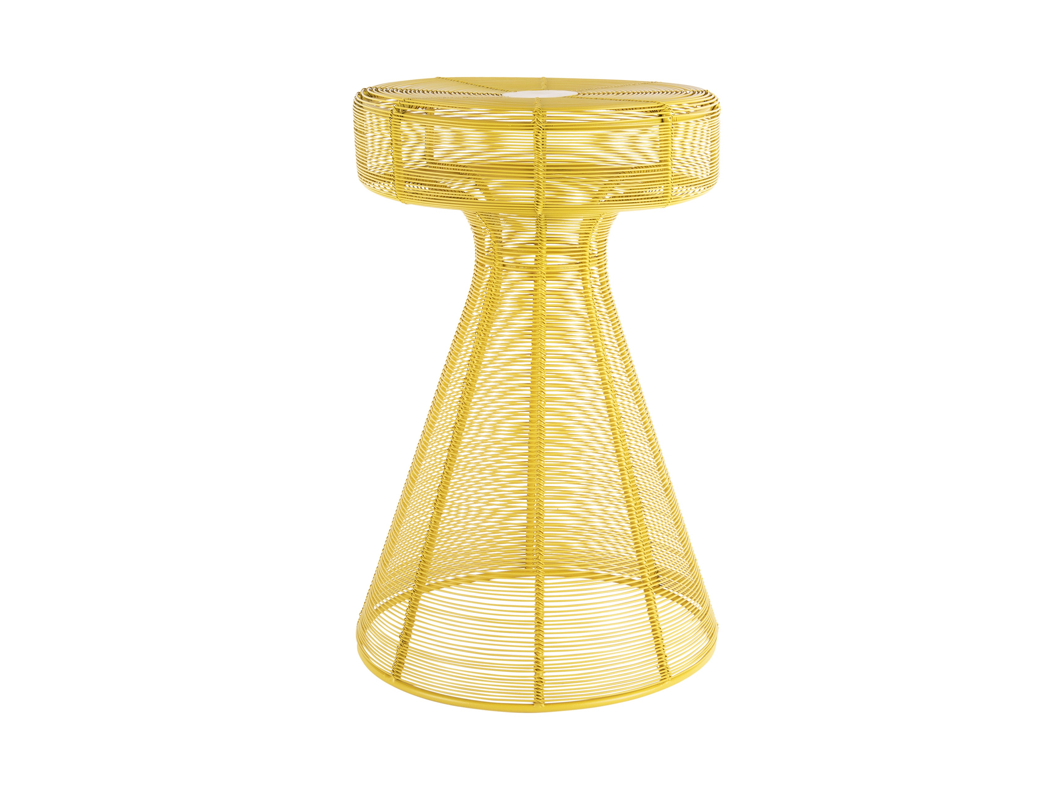 Cuerda Corcho sárga lerakóasztal