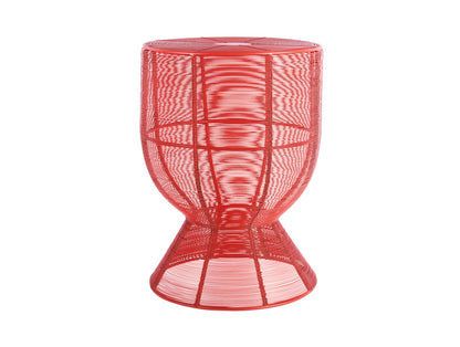 Cuerda Tambor piros lerakóasztal