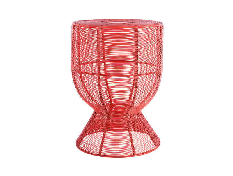 Cuerda Tambor piros lerakóasztal