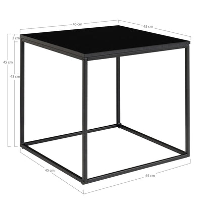 Vita lerakóasztal 45x45